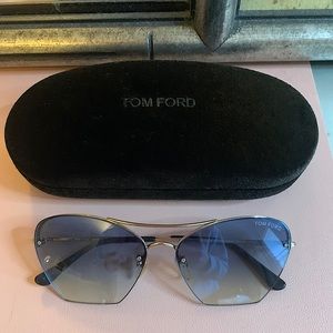 Tom Ford blue cateye sunglasses